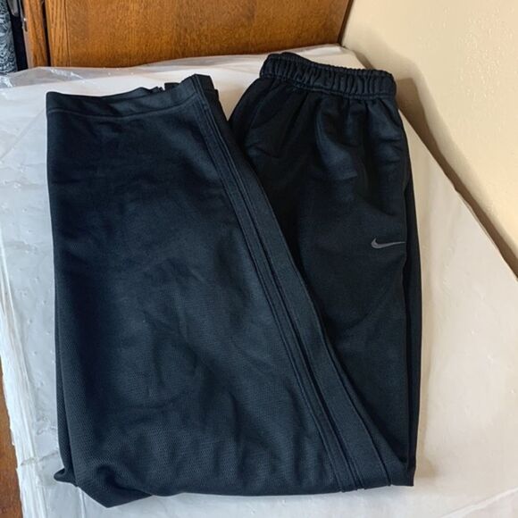 Nike Black Athletic Drawstring Pants Size Small - Picture 1 of 10